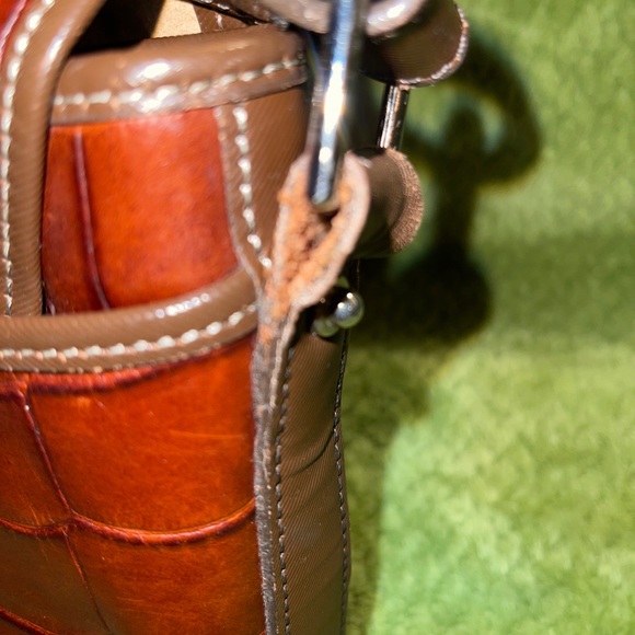 Dooney and Bourke Croc Print Bag - Picture 4 of 16